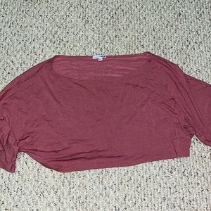 FASHION NOVA OFF THE SHOULDER CROP TOP